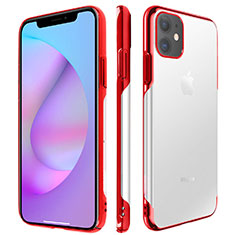 Handyhülle Hülle Crystal Tasche Schutzhülle H01 für Apple iPhone 11 Rot