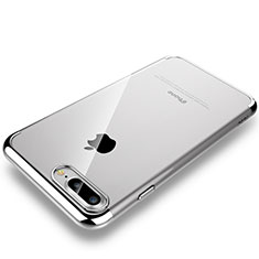 Handyhülle Hülle Crystal Tasche Schutzhülle H01 für Apple iPhone 7 Plus Silber