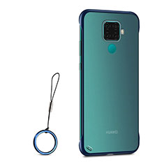 Handyhülle Hülle Crystal Tasche Schutzhülle H01 für Huawei Nova 5i Pro Blau