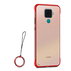 Handyhülle Hülle Crystal Tasche Schutzhülle H01 für Huawei Nova 5i Pro Rot