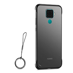 Handyhülle Hülle Crystal Tasche Schutzhülle H01 für Huawei Nova 5i Pro Schwarz