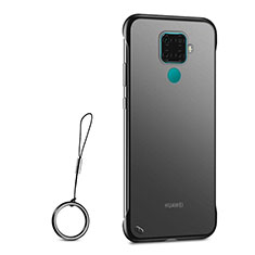 Handyhülle Hülle Crystal Tasche Schutzhülle H01 für Huawei Nova 5z Schwarz