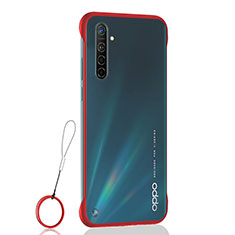 Handyhülle Hülle Crystal Tasche Schutzhülle H01 für Oppo K5 Rot