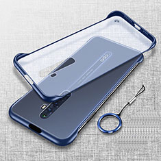 Handyhülle Hülle Crystal Tasche Schutzhülle H01 für Oppo Reno2 Z Blau