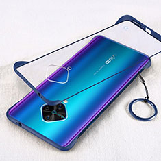 Handyhülle Hülle Crystal Tasche Schutzhülle H01 für Vivo X50 Lite Blau