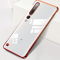 Handyhülle Hülle Crystal Tasche Schutzhülle H01 für Xiaomi Mi 10 Pro Rot