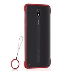 Handyhülle Hülle Crystal Tasche Schutzhülle H01 für Xiaomi Redmi 8A Rot