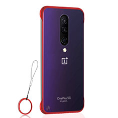 Handyhülle Hülle Crystal Tasche Schutzhülle H02 für OnePlus 8 Rot