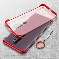 Handyhülle Hülle Crystal Tasche Schutzhülle H02 für Oppo A5 (2020) Rot