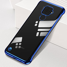 Handyhülle Hülle Crystal Tasche Schutzhülle H03 für Huawei Nova 5i Pro Blau