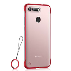 Handyhülle Hülle Crystal Tasche Schutzhülle S01 für Huawei Honor V20 Rot