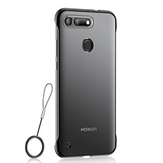 Handyhülle Hülle Crystal Tasche Schutzhülle S01 für Huawei Honor V20 Schwarz