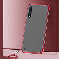 Handyhülle Hülle Crystal Tasche Schutzhülle S01 für Samsung Galaxy A90 5G Rot