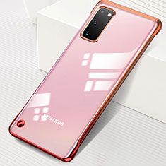 Handyhülle Hülle Crystal Tasche Schutzhülle S01 für Samsung Galaxy S20 Rot