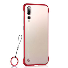 Handyhülle Hülle Crystal Tasche Schutzhülle S02 für Huawei P20 Pro Rot