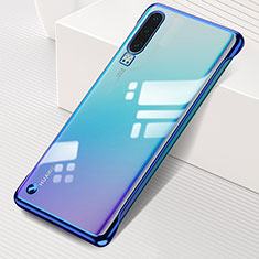 Handyhülle Hülle Crystal Tasche Schutzhülle S02 für Huawei P30 Blau