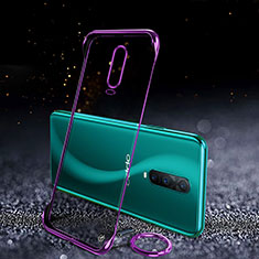 Handyhülle Hülle Crystal Tasche Schutzhülle S03 für Oppo RX17 Pro Violett