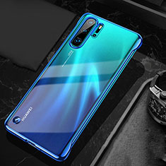 Handyhülle Hülle Crystal Tasche Schutzhülle S04 für Huawei P30 Pro Blau