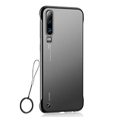 Handyhülle Hülle Crystal Tasche Schutzhülle S04 für Huawei P30 Schwarz