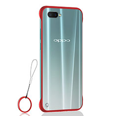 Handyhülle Hülle Crystal Tasche Schutzhülle S04 für Oppo K1 Rot