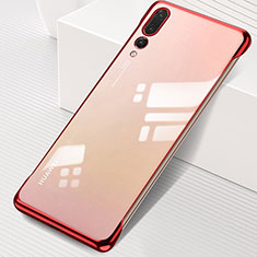 Handyhülle Hülle Crystal Tasche Schutzhülle S06 für Huawei P20 Pro Rot