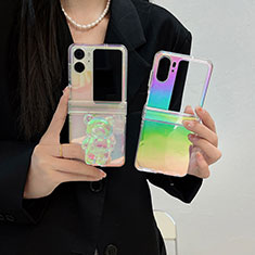 Handyhülle Hülle Crystal Tasche Schutzhülle T03 für Oppo Find N2 Flip 5G Plusfarbig