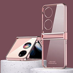 Handyhülle Hülle Crystal Tasche Schutzhülle ZL1 für Huawei P60 Pocket Rosegold