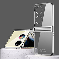 Handyhülle Hülle Crystal Tasche Schutzhülle ZL1 für Huawei P60 Pocket Silber