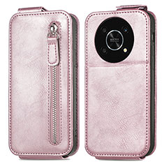 Handyhülle Hülle Flip Tasche Leder für Huawei Honor Magic4 Lite 5G Rosegold