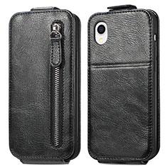 Handyhülle Hülle Flip Tasche Leder für Samsung Galaxy A22 5G SC-56B Schwarz