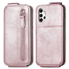 Handyhülle Hülle Flip Tasche Leder für Samsung Galaxy A32 5G Rosegold