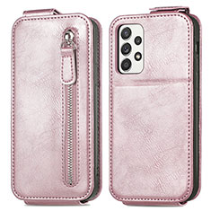 Handyhülle Hülle Flip Tasche Leder für Samsung Galaxy A52s 5G Rosegold