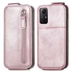 Handyhülle Hülle Flip Tasche Leder für Xiaomi Redmi Note 12S Rosegold