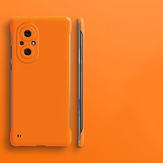 Handyhülle Hülle Hartschalen Kunststoff Rahmenlos Schutzhülle Tasche Matt für Huawei Honor 50 SE 5G Orange