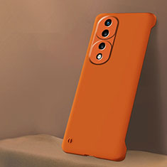 Handyhülle Hülle Hartschalen Kunststoff Rahmenlos Schutzhülle Tasche Matt für Huawei Honor 70 Pro 5G Orange