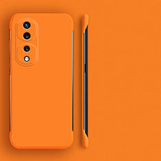 Handyhülle Hülle Hartschalen Kunststoff Rahmenlos Schutzhülle Tasche Matt für Huawei Honor 80 Pro Flat 5G Orange