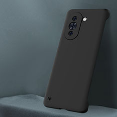 Handyhülle Hülle Hartschalen Kunststoff Rahmenlos Schutzhülle Tasche Matt für Huawei Nova 10 Schwarz