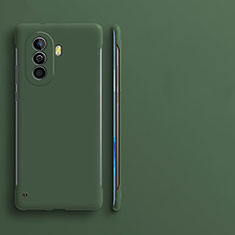 Handyhülle Hülle Hartschalen Kunststoff Rahmenlos Schutzhülle Tasche Matt für Huawei Nova Y71 Nachtgrün