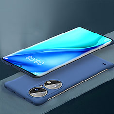 Handyhülle Hülle Hartschalen Kunststoff Rahmenlos Schutzhülle Tasche Matt für Huawei P50 Pro Blau