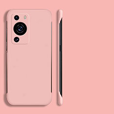 Handyhülle Hülle Hartschalen Kunststoff Rahmenlos Schutzhülle Tasche Matt für Huawei P60 Pro Rosa