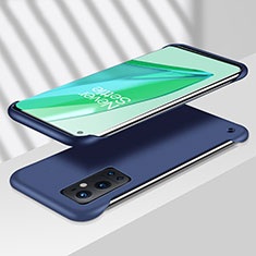 Handyhülle Hülle Hartschalen Kunststoff Rahmenlos Schutzhülle Tasche Matt für OnePlus 9 Pro 5G Blau