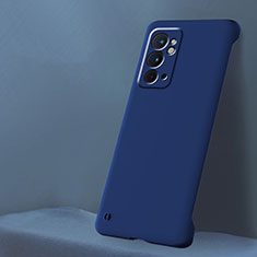 Handyhülle Hülle Hartschalen Kunststoff Rahmenlos Schutzhülle Tasche Matt für OnePlus 9RT 5G Blau