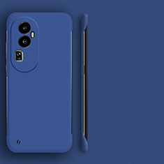 Handyhülle Hülle Hartschalen Kunststoff Rahmenlos Schutzhülle Tasche Matt für Oppo Reno10 Pro+ Plus 5G Blau