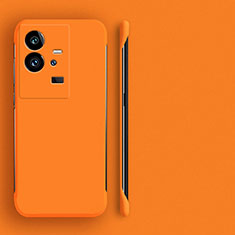 Handyhülle Hülle Hartschalen Kunststoff Rahmenlos Schutzhülle Tasche Matt für Vivo iQOO 11 Pro 5G Orange