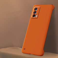 Handyhülle Hülle Hartschalen Kunststoff Rahmenlos Schutzhülle Tasche Matt für Vivo iQOO 7 India 5G Orange