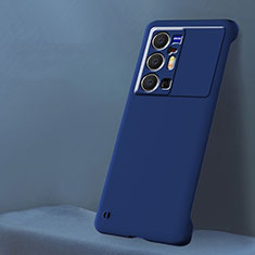 Handyhülle Hülle Hartschalen Kunststoff Rahmenlos Schutzhülle Tasche Matt für Vivo X70 Pro+ Plus 5G Blau