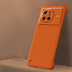 Handyhülle Hülle Hartschalen Kunststoff Rahmenlos Schutzhülle Tasche Matt für Vivo X80 5G Orange