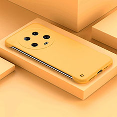 Handyhülle Hülle Hartschalen Kunststoff Rahmenlos Schutzhülle Tasche Matt für Xiaomi Mi 13 Ultra 5G Gelb