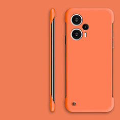 Handyhülle Hülle Hartschalen Kunststoff Rahmenlos Schutzhülle Tasche Matt für Xiaomi Poco F5 5G Orange