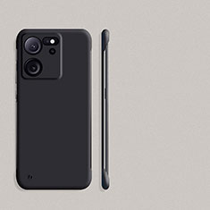 Handyhülle Hülle Hartschalen Kunststoff Rahmenlos Schutzhülle Tasche Matt für Xiaomi Redmi K60 Ultra 5G Schwarz